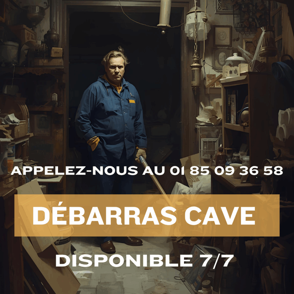 Tri méthodique des objets lors du débarras de cave sur mesure
