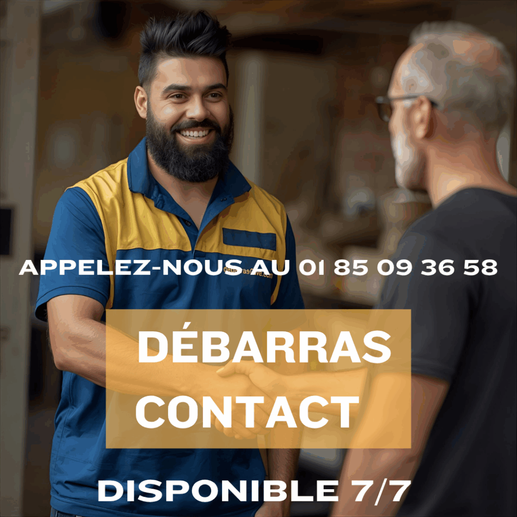 Contact téléphonique pour débarras urgent à Paris