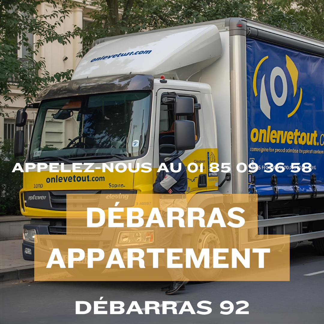 Débarras 92 professionnel d'un appartement à Neuilly 92