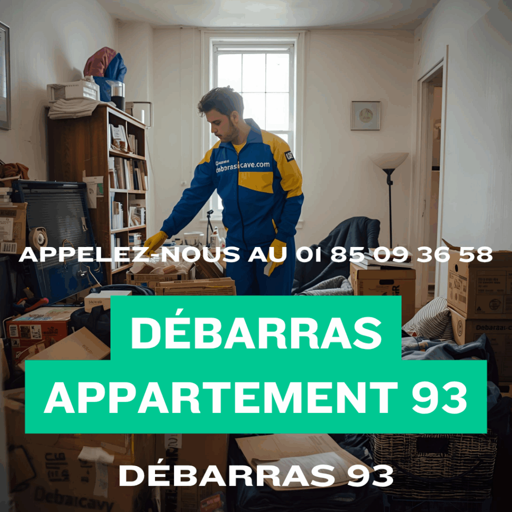 Entreprise de débarras appartement en Seine-Saint-Denis.