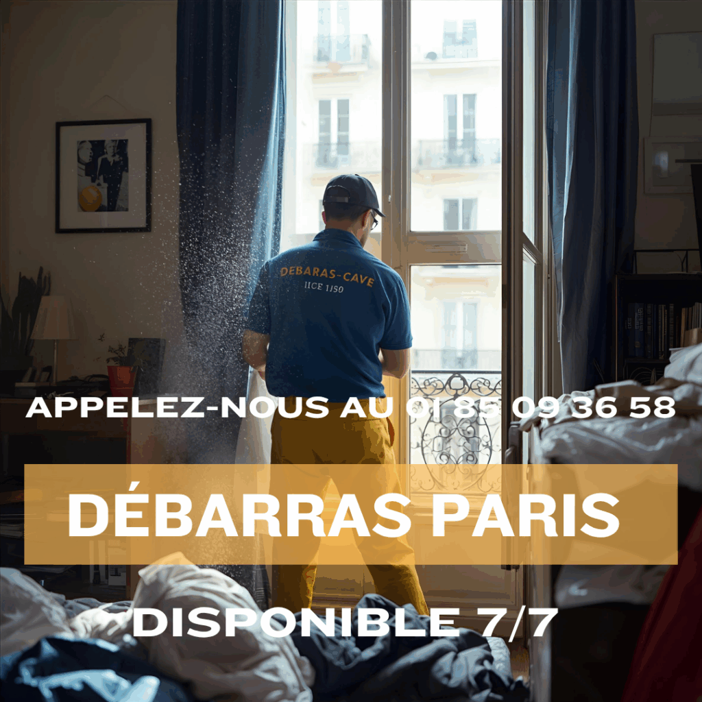  Nous vidons maison, appartement, atelier, cave, grenier, local professionnel à Paris 75
