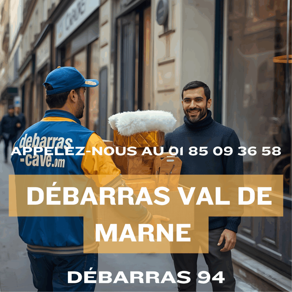 Débarras de maison dans le département de Val-de-Marne 94 par une entreprise spécialisée