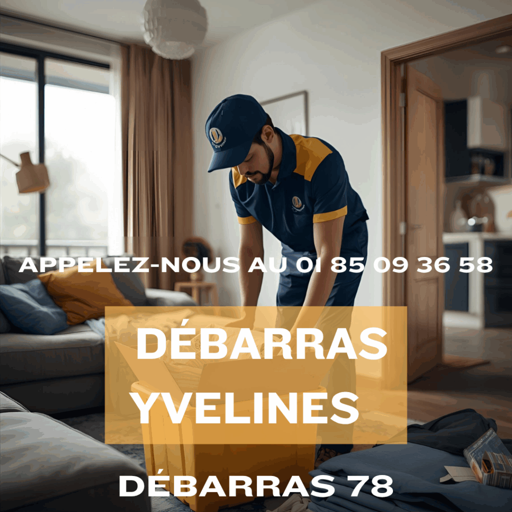 Débarras professionnel d'une maison de prestige à Versailles 78