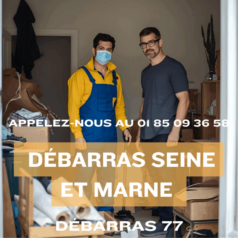 Contactez-nous dès aujourd'hui pour un devis gratuit et un service de débarras 77 de qualité.