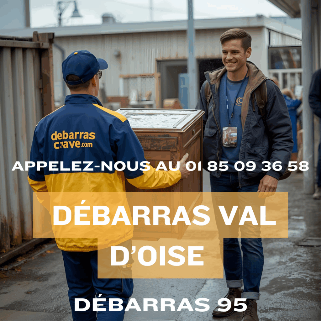 Diversité urbaine et rurale du débarras dans le 95