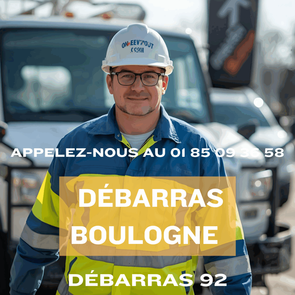 Intervention débarras à Boulogne-Billancourt en Hauts-de-Seine