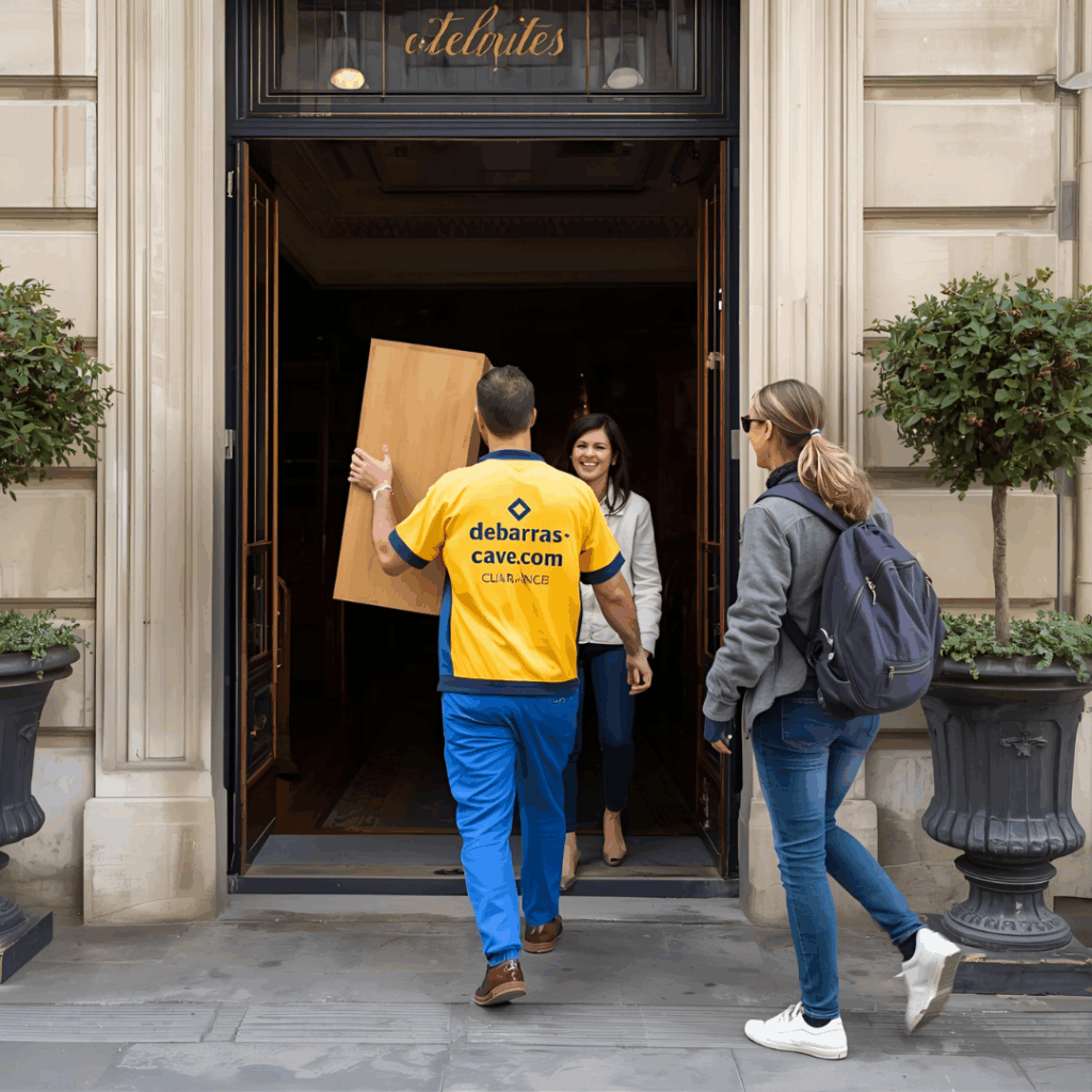 Matériel spécialisé pour débarras grande maison parisienne